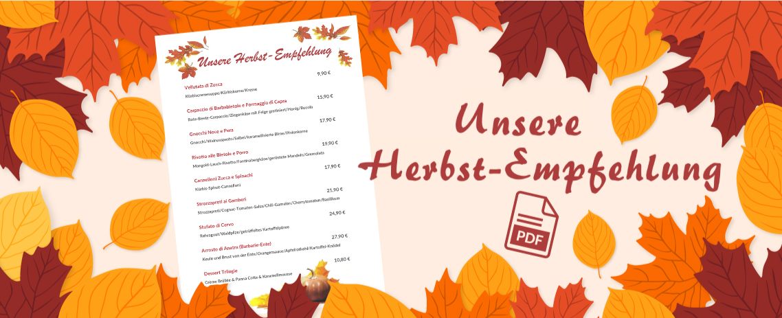 Herbstempfehlungen